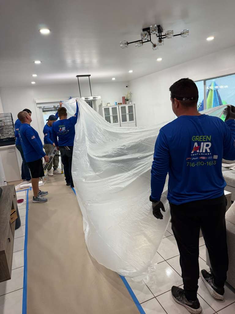 Interior protection & duct work