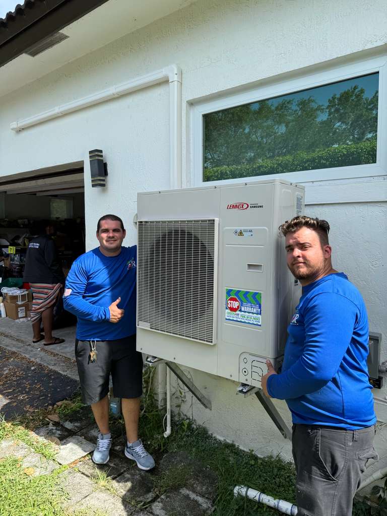 Lennox high-efficiency install